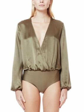 Cami NYC 100% Silk bodysuit size XS
